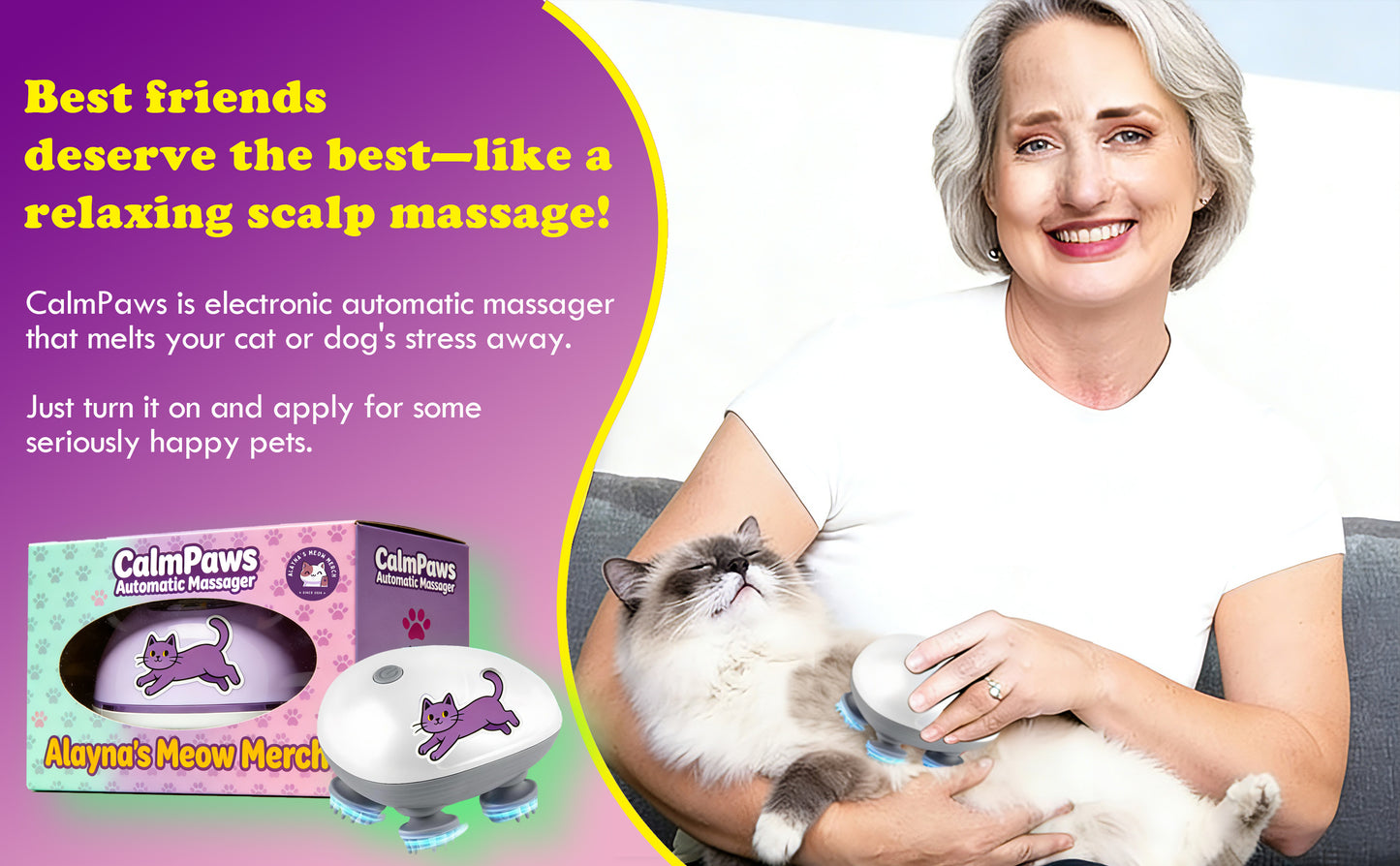 
                  
                    CalmPaws Automatic Massager
                  
                