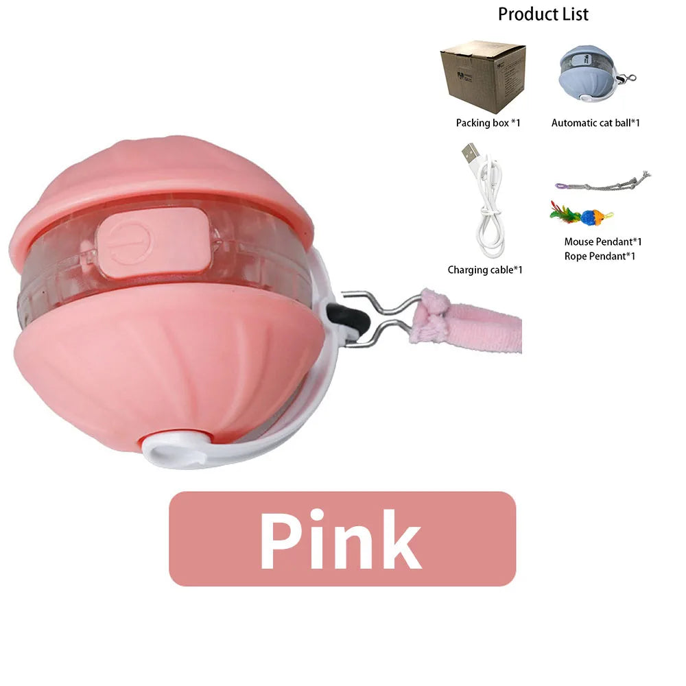 
                  
                    Upgrade Cat Interactive Ball Toy Automatic Rolling Ball Faux Tail Rechargeable Smart Pet Electric Toy Laser Pointer Cat Accessor
                  
                