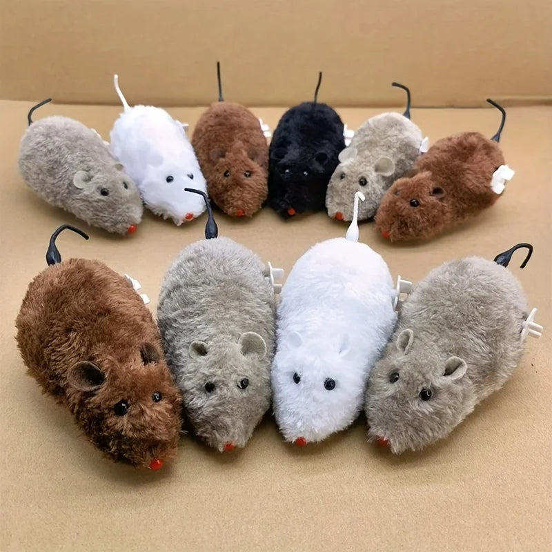 WhiskerChase Plush Mouse