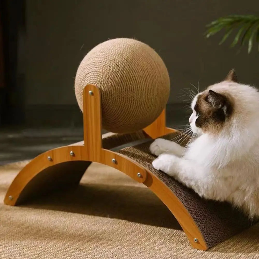 
                  
                    Purr-fectly Entertaining Cat Ball Scratcher! 🐾🎾
                  
                